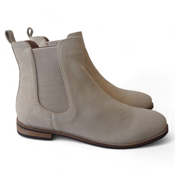 Lucy Avenue The Chelsea Ankle Bootie Taupe Women's 6 - Picture 4 of 12